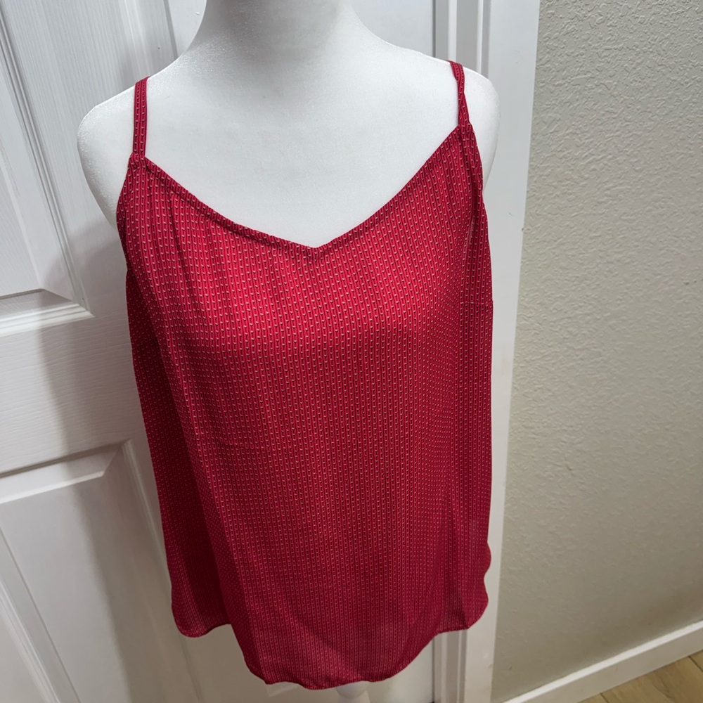 Ann Taylor LOFT Red Relaxed Camisole Top capsule item